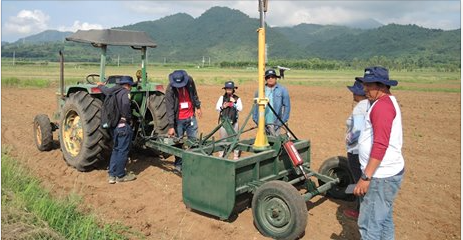 Laser levelling training for DA, Philippines