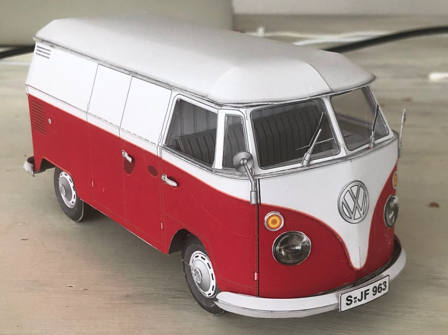 Schreiber Papiermodell, VW T-1