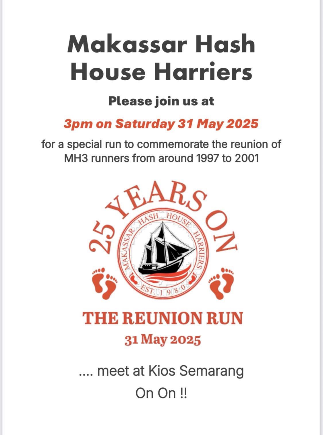 25 Years On – The Reunion Run
