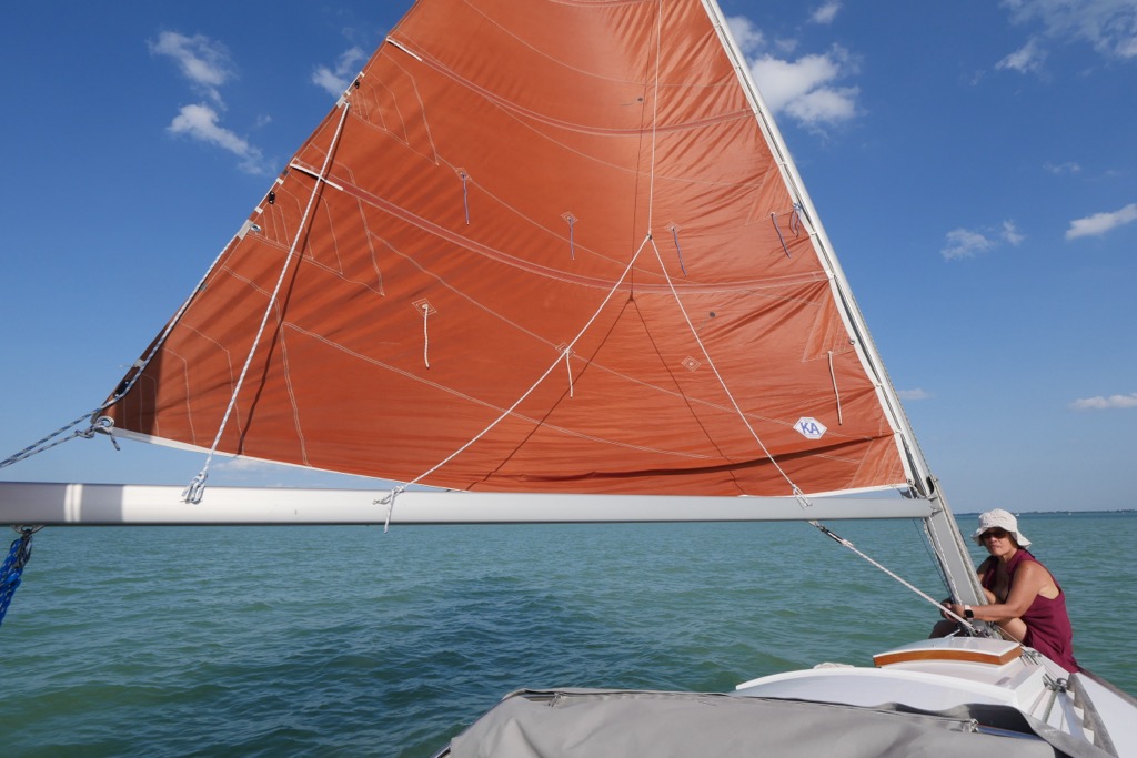 First Sail on Sancara II